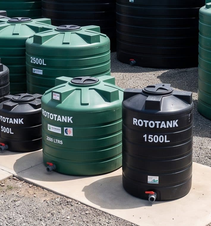 Black Roto Tank closeup